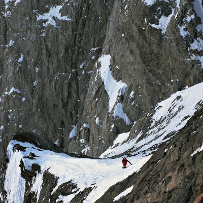 Sortie de la face nord du Vignemale