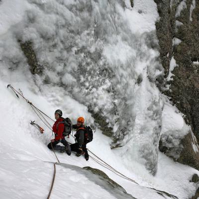 Couloir Pombie-Suzon à l'Ossau
