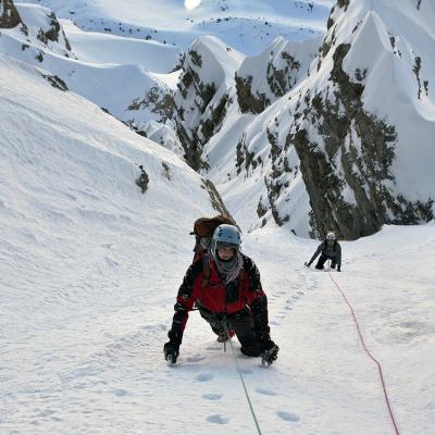 Couloir Maribel à la Peña Telera