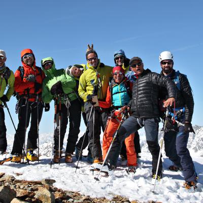 On se la péte au sommet de Tête Blanche