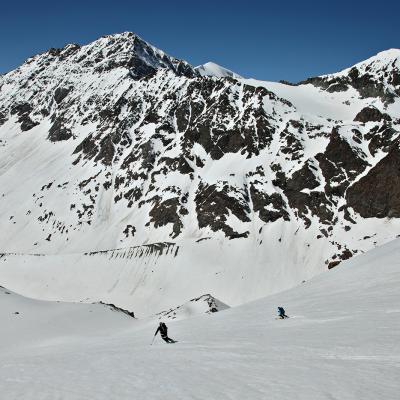 Neige de printemps face au Mont Brulé