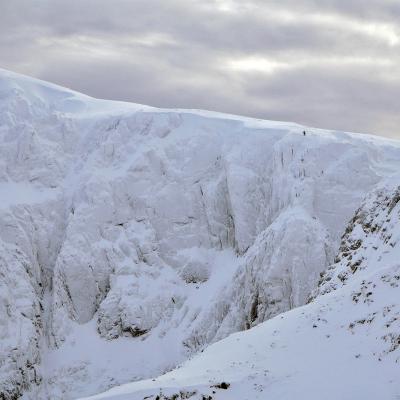 Une cordée sort de Thompsons Route