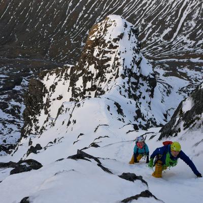 Julien et Evelyne sortent de Tower Ridge