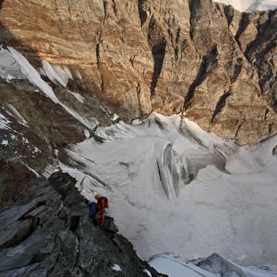 Arête Ouest de la Dent d'Hérens