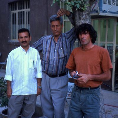 Avec M. Shirzadi au centre chez qui nous logions