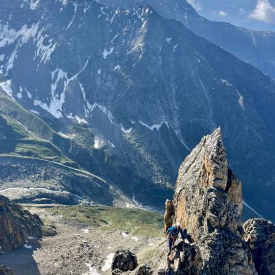 Sur le Pilier Sud du Stockhorn