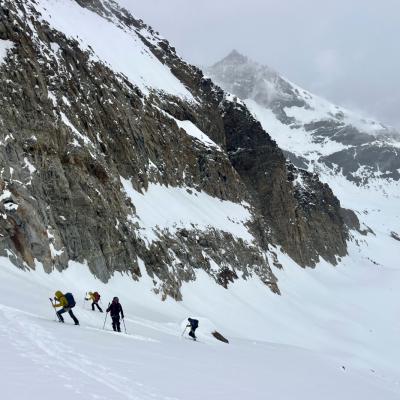 En direction du Col de Levionaz