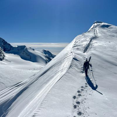 Arête du Castor au Felikjoch
